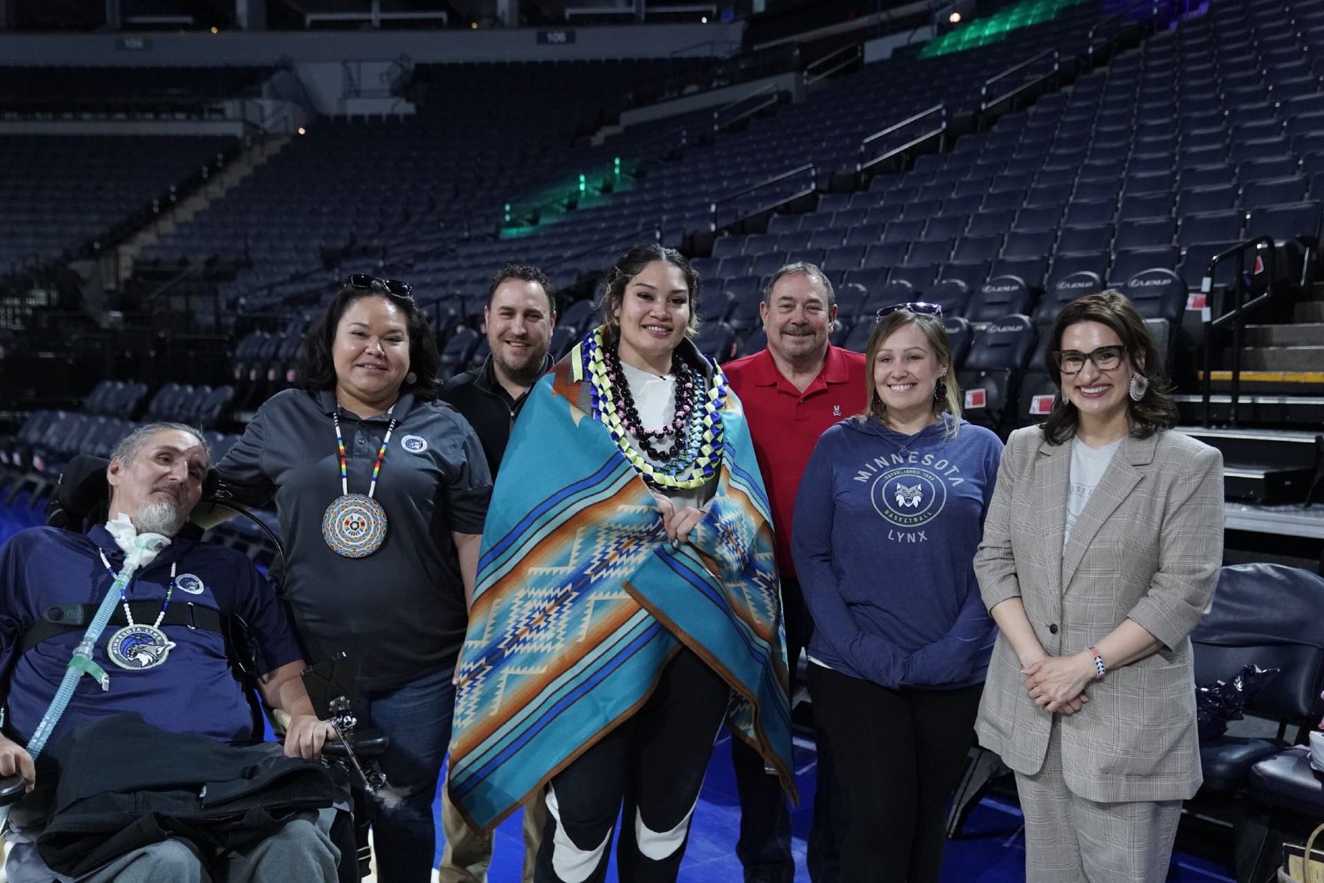Lynx, Lt. Gov. Flanagan welcome Alissa Pili to Minnesota with surprise reception
